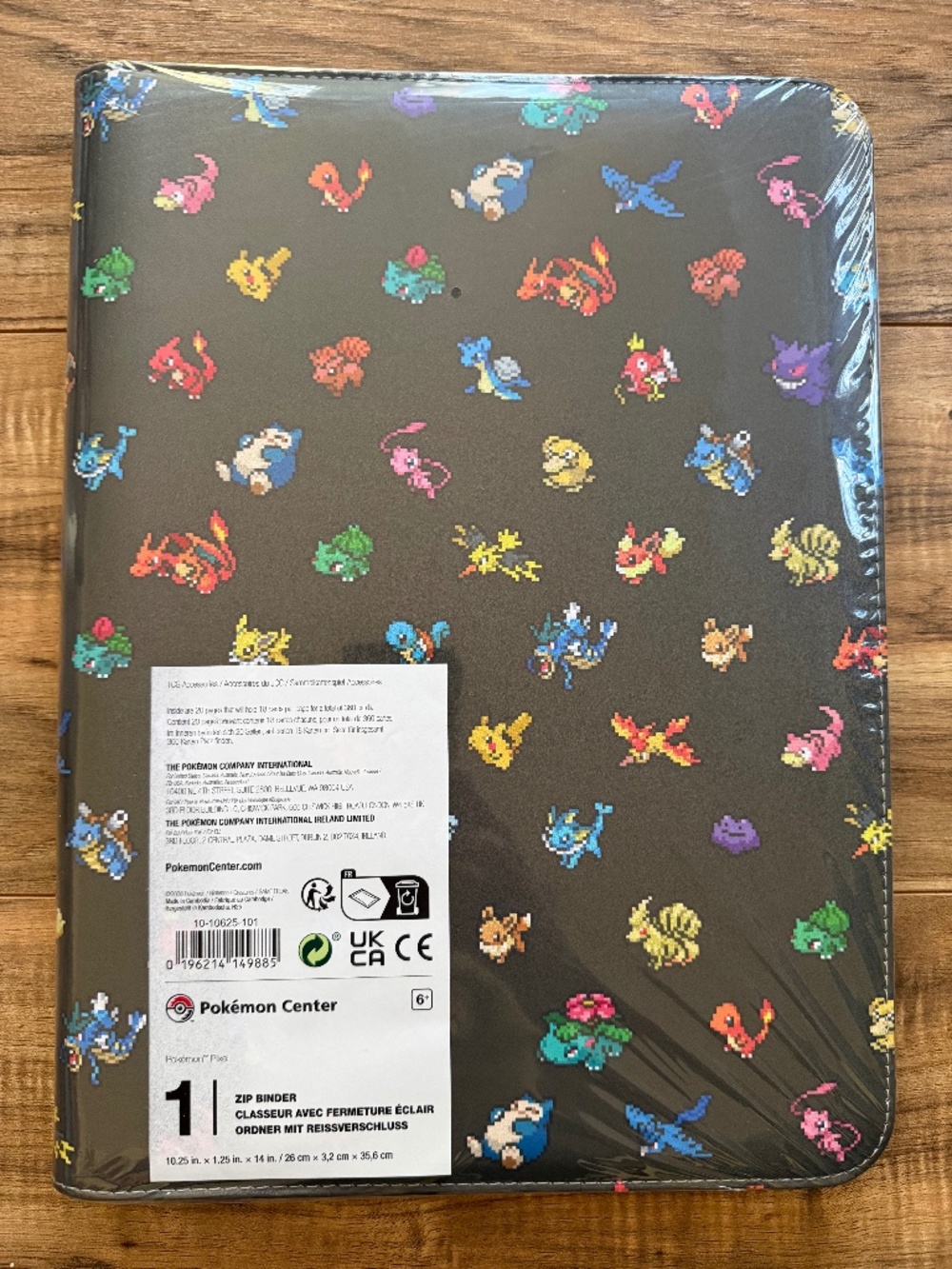 Pokémon TCG: Pokémon Pixel Zip Binder